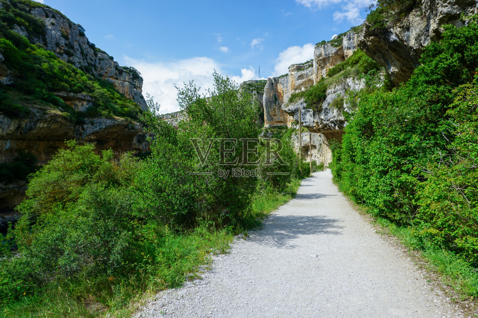 西班牙纳瓦拉的Foz de Lumbier景观照片摄影图片