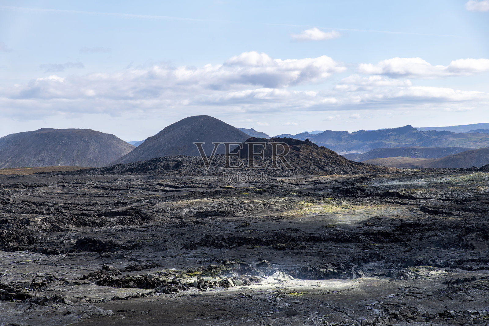 拉菲尔德靠近Fagradalsfjal山照片摄影图片