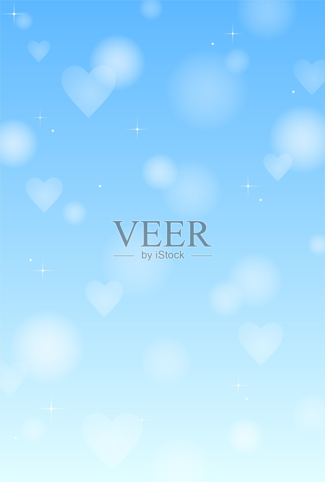 美丽的心脏插图横幅集插画图片素材