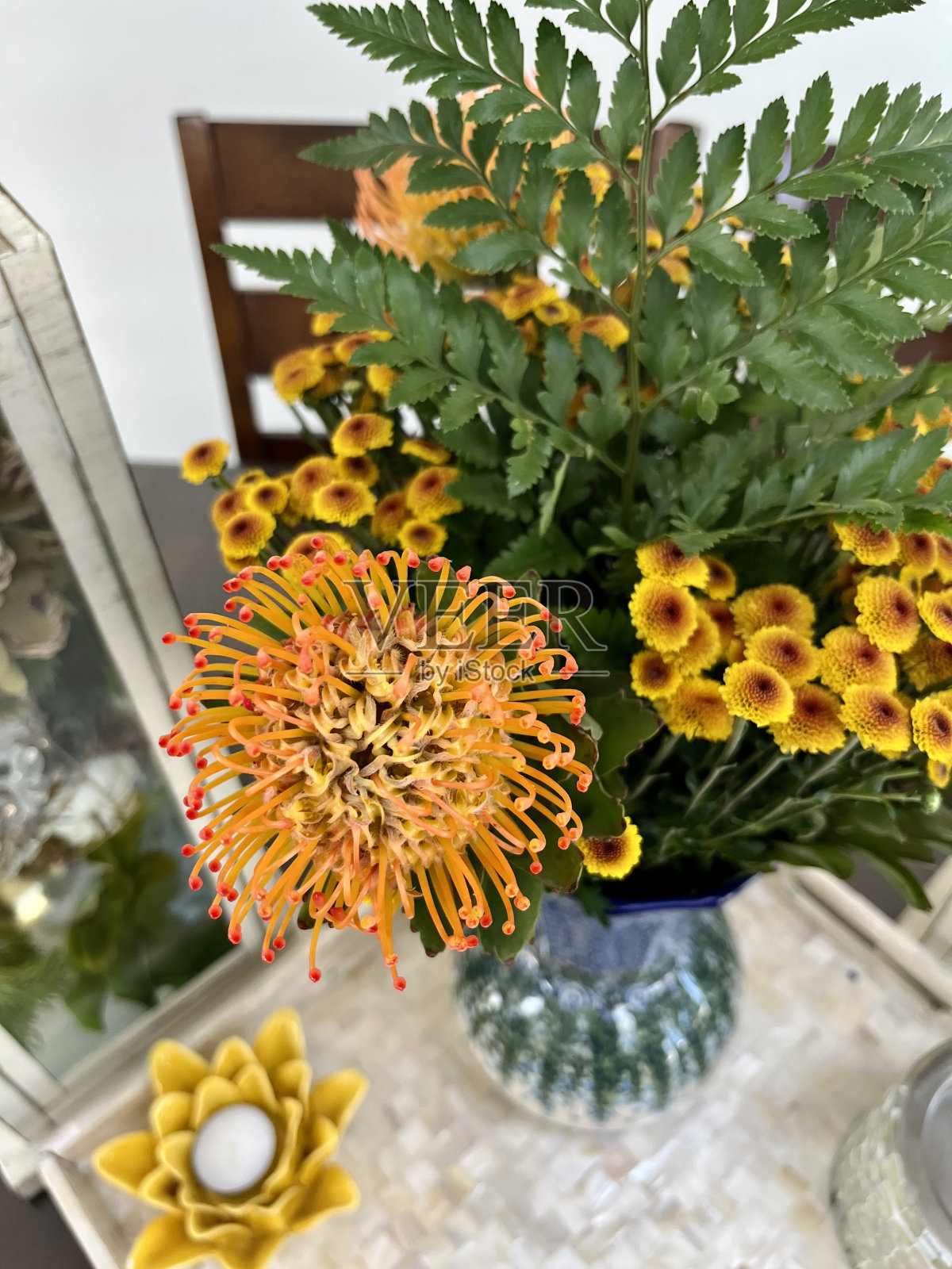 针垫花束照片摄影图片