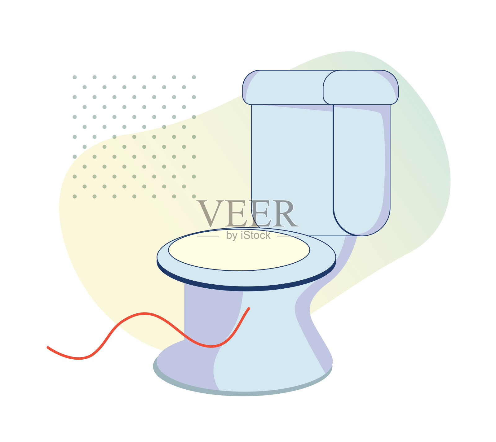 西方马桶座-库存插图插画图片素材