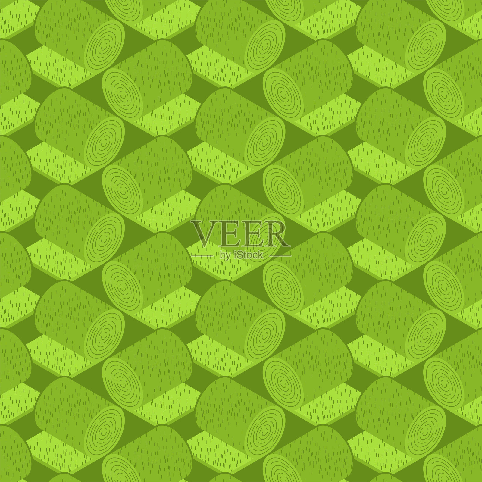 滚草坪花纹无缝。向量的背景插画图片素材