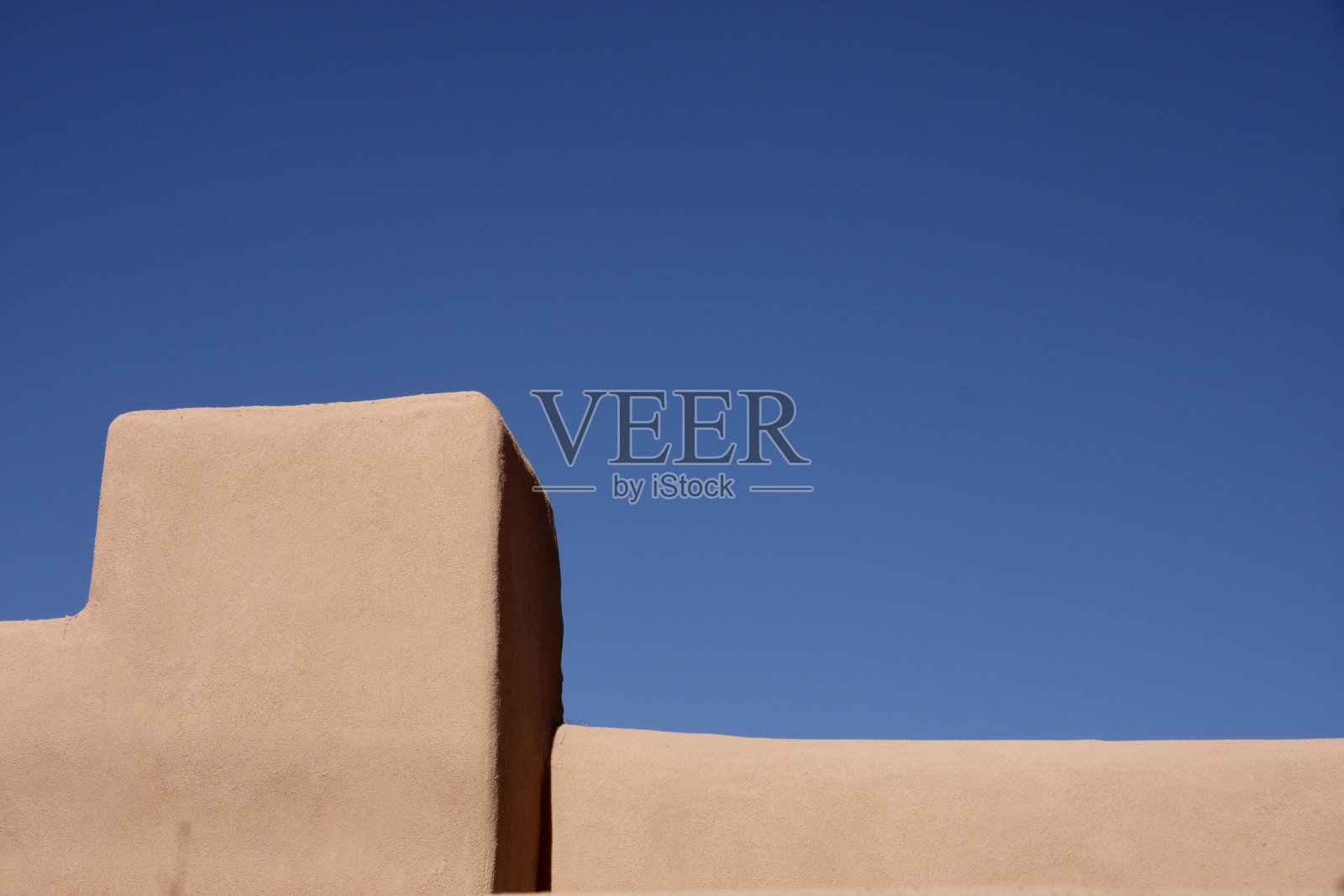 土坯房屋顶照片摄影图片