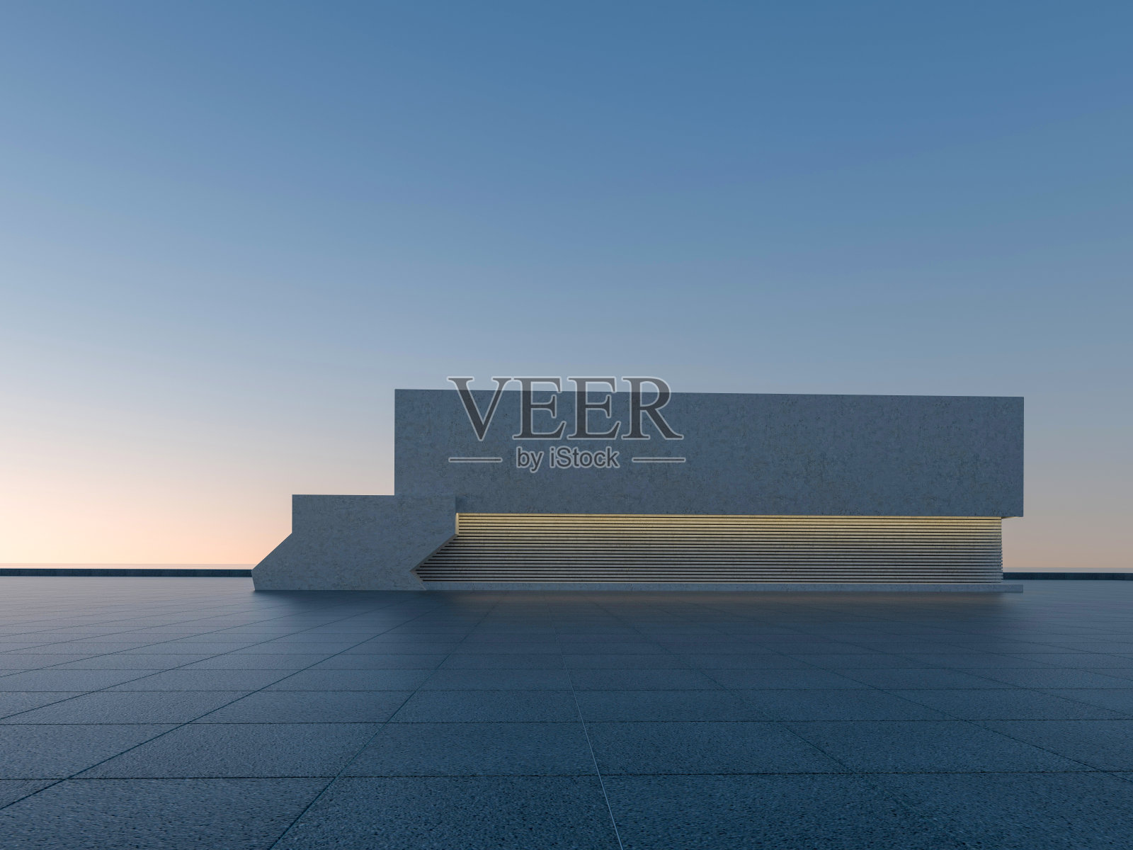 清洁地面广场和建筑立面照片摄影图片