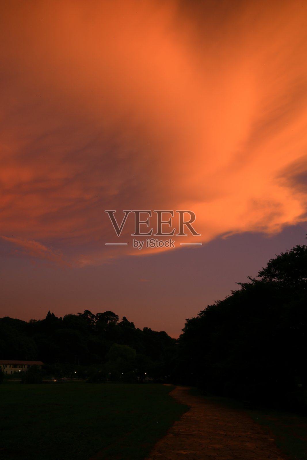 日落的景色照片摄影图片