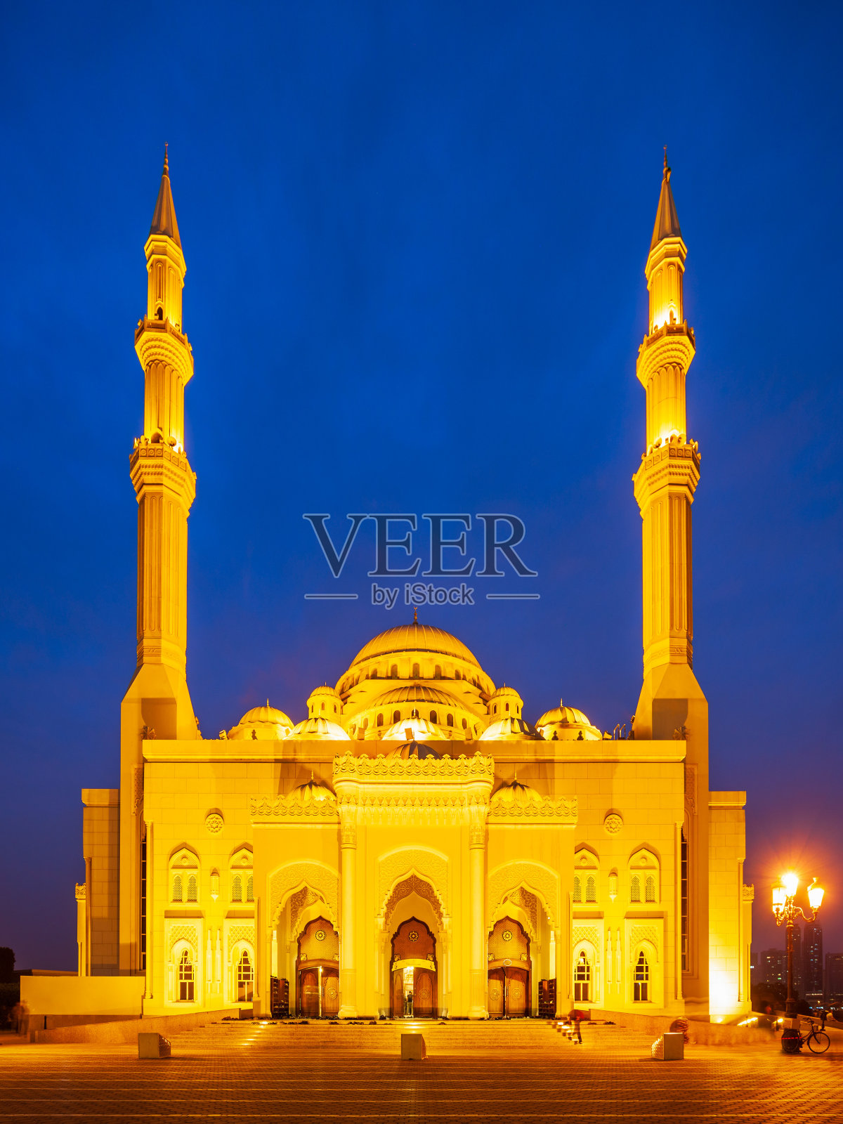 沙迦的阿尔诺清真寺照片摄影图片