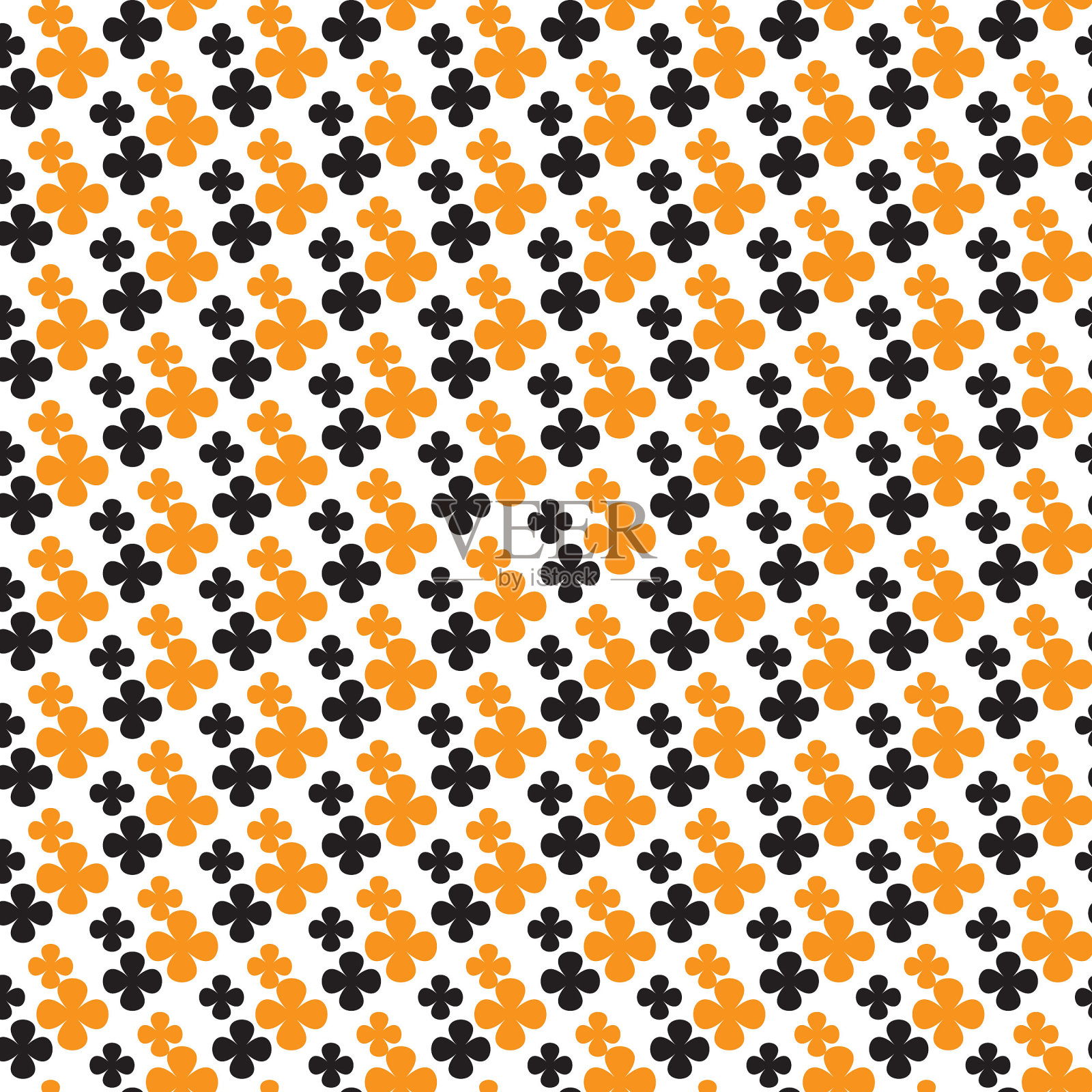 美丽的无缝花纹插画图片素材