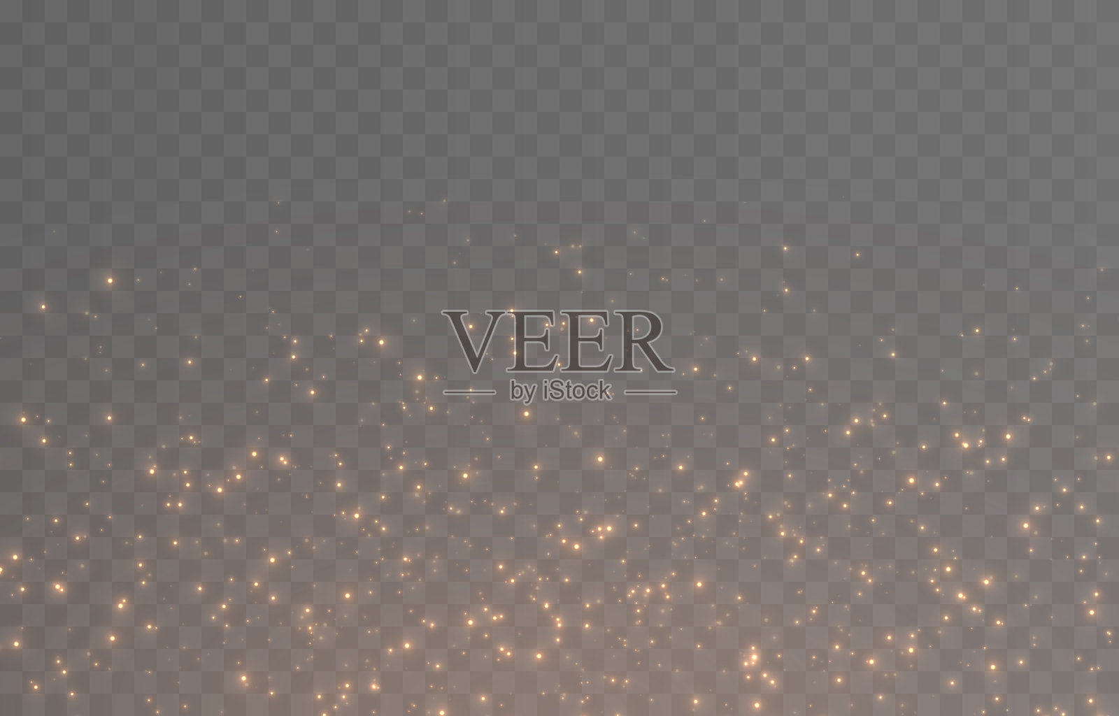 矢量闪闪发光。光的效果。闪闪发光的尘埃。喷射出闪闪发光的微粒。圣诞灯。圣诞节的背景。插画图片素材