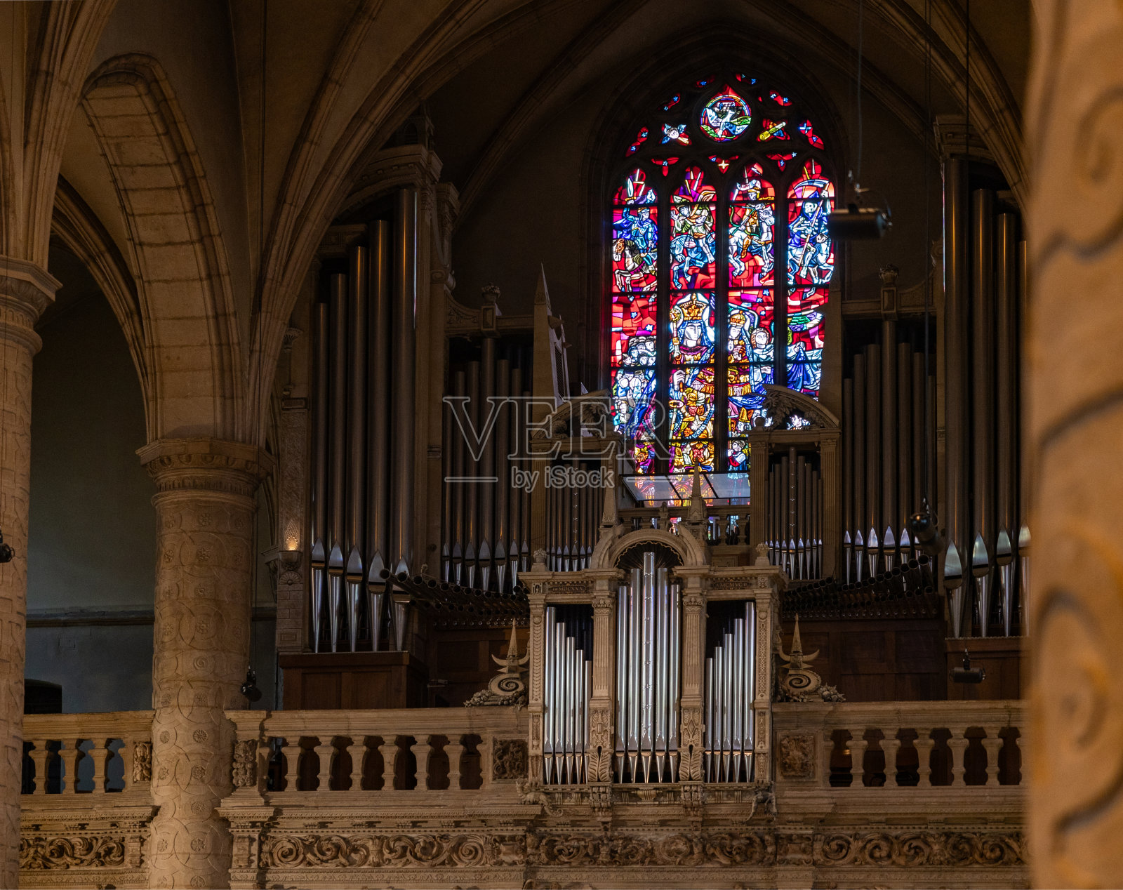 卢森堡圣母院的cathsamdrale地下室照片摄影图片