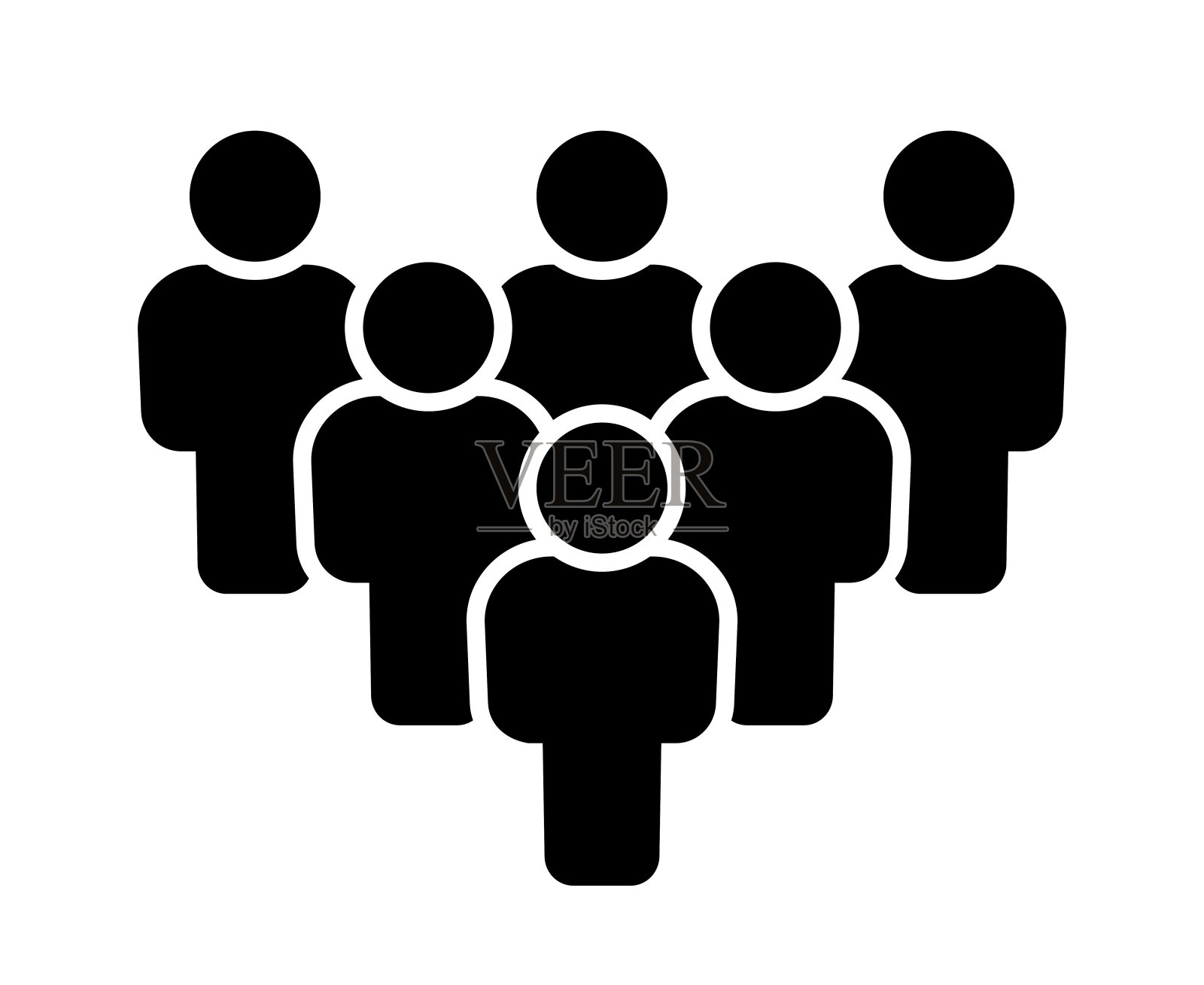 象征,人的象征。矢量文件。插画图片素材