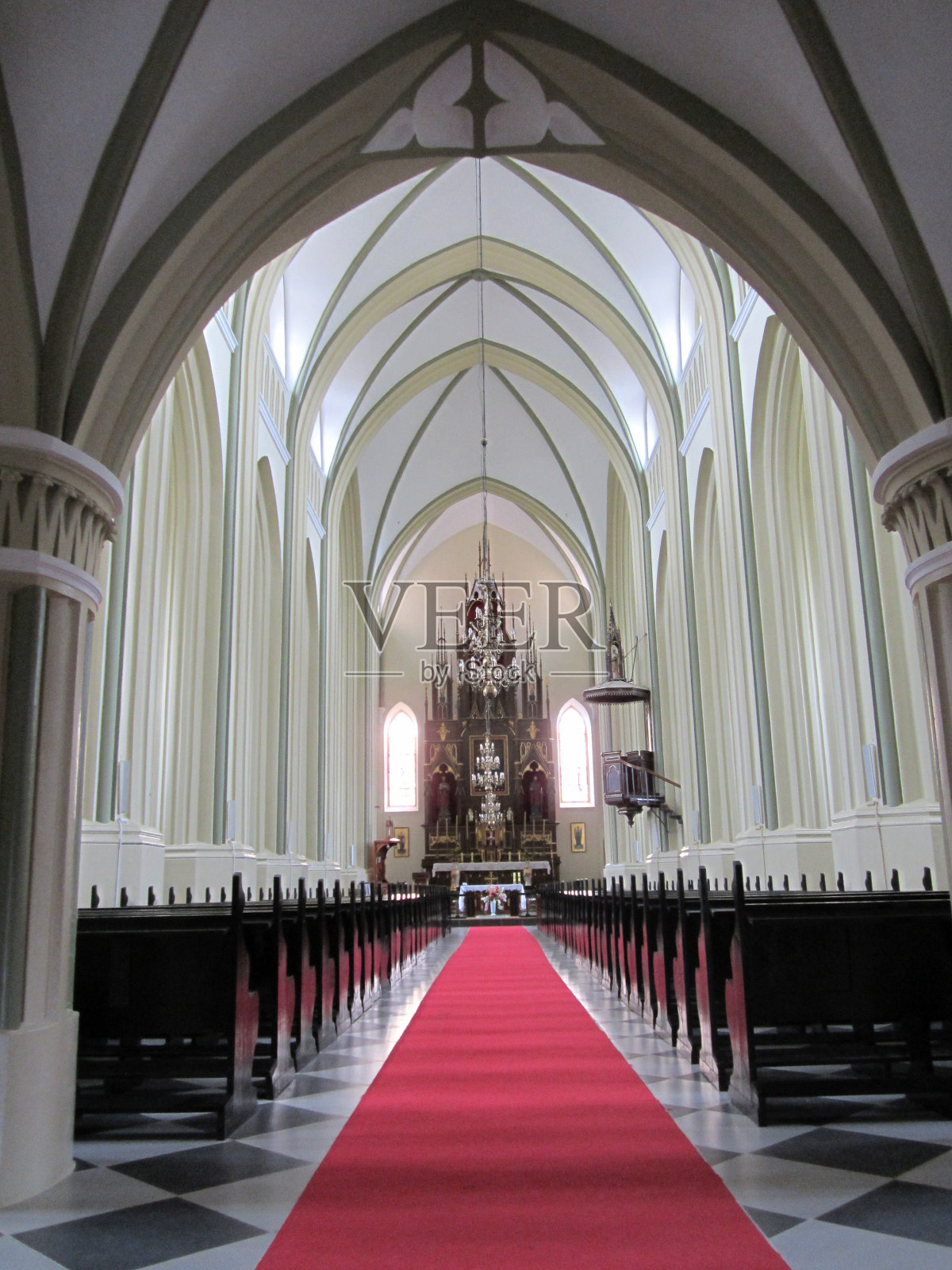 白俄罗斯的Hervyaty。照片摄影图片