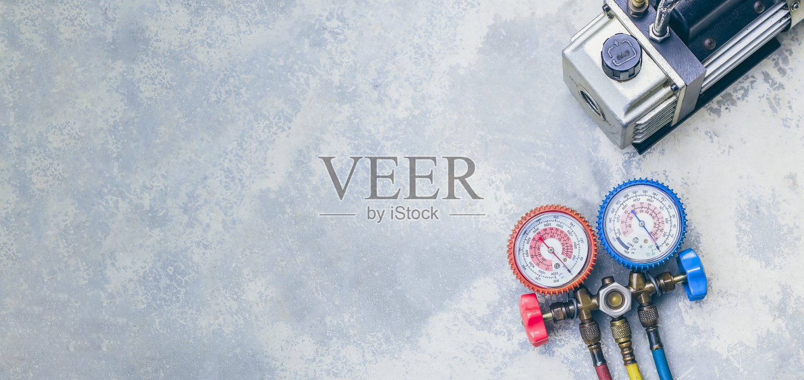 空调维修保养工具。照片摄影图片