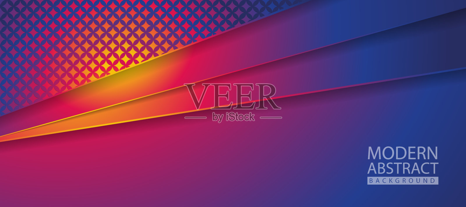 现代抽象背景与线条形状和阴影效果插画图片素材