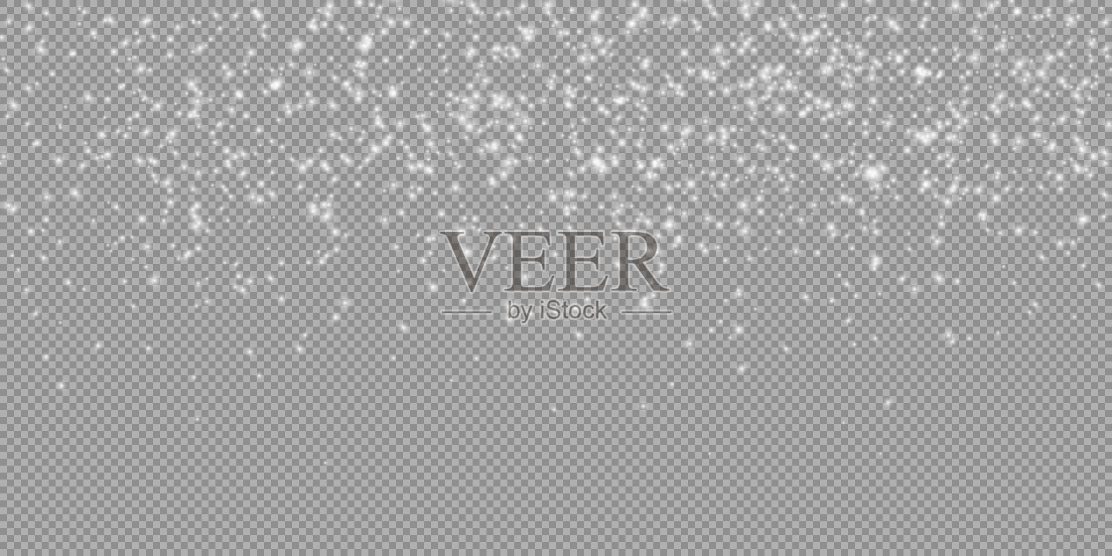 矢量大雪,雪花在不同的形状和形式。雪花飘飘,雪的背景。下降的圣诞节插画图片素材