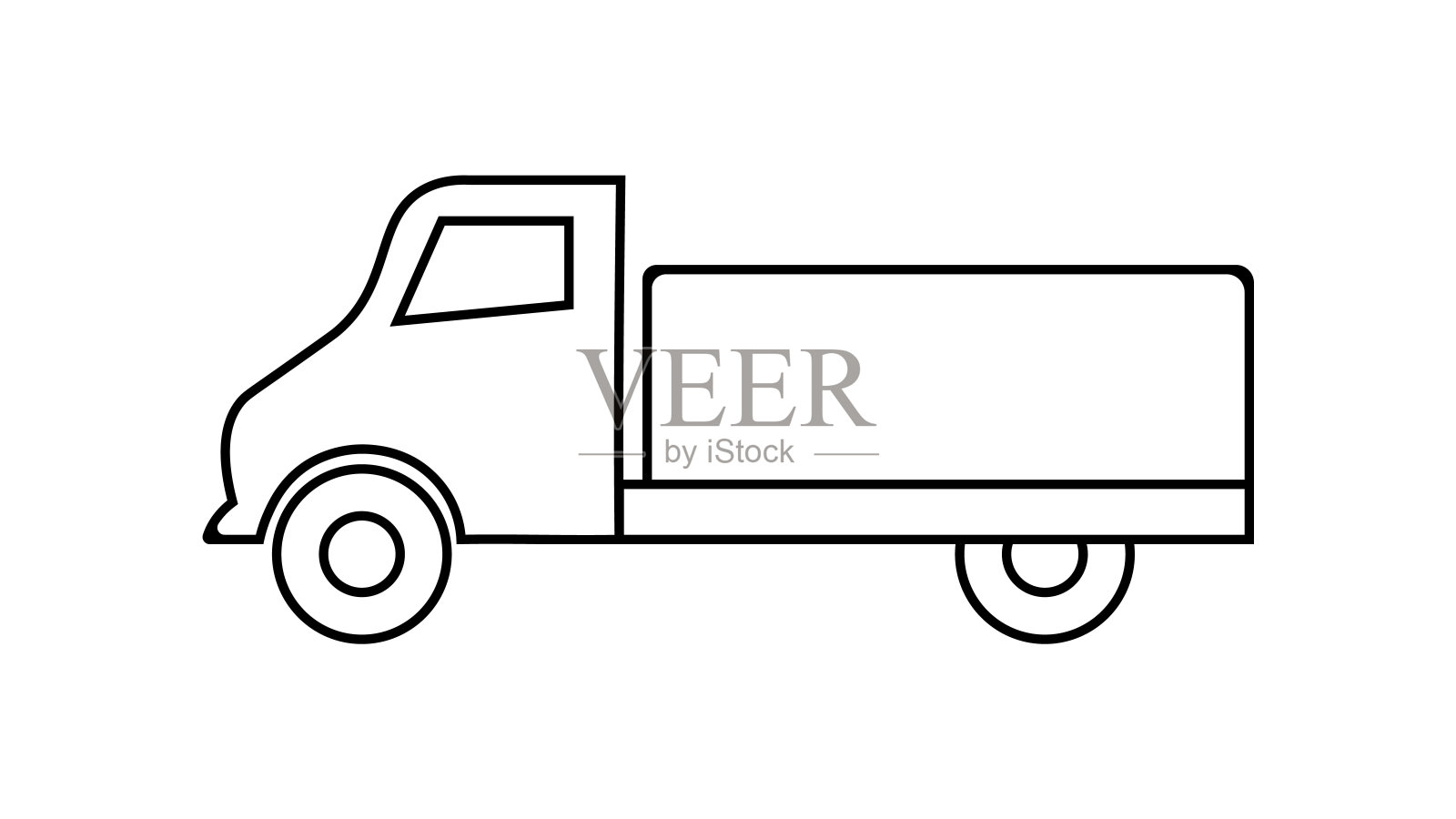 汽车隔离的白色和图标设计插画图片素材