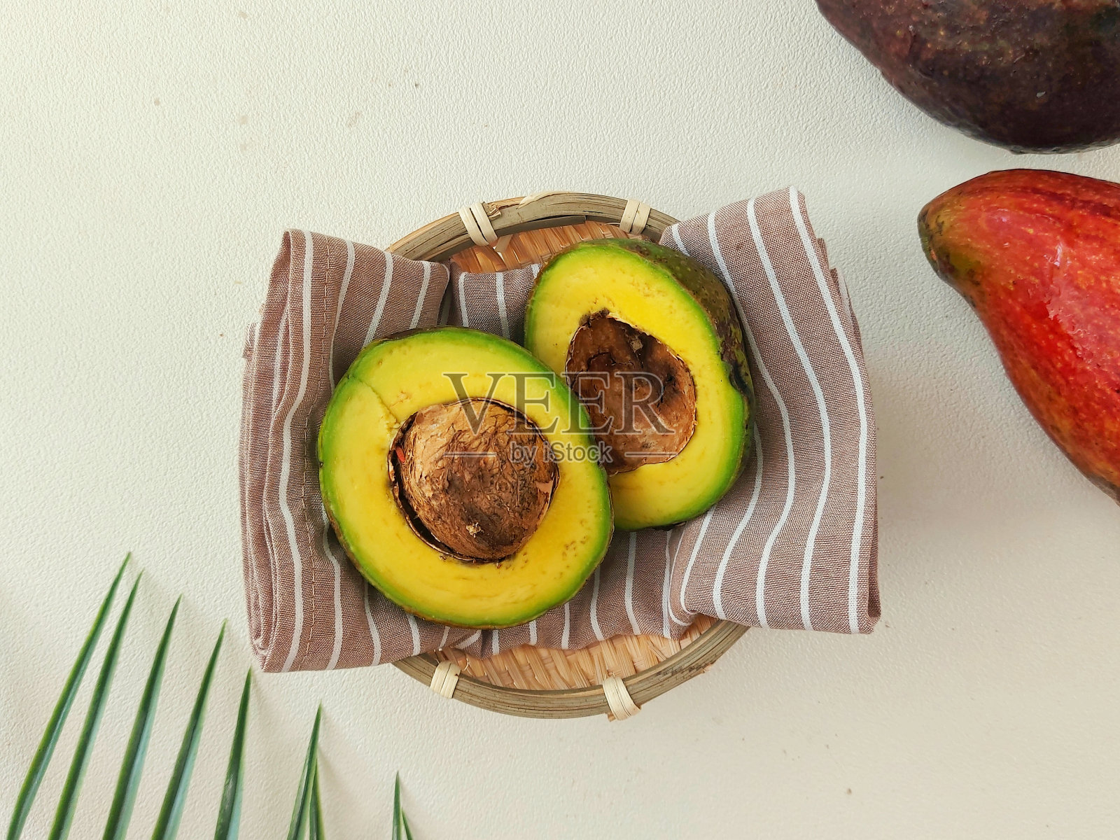 牙买加的梨或鳄梨照片摄影图片