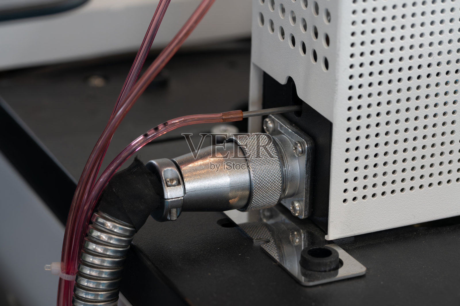 工业设备电缆连接器照片摄影图片