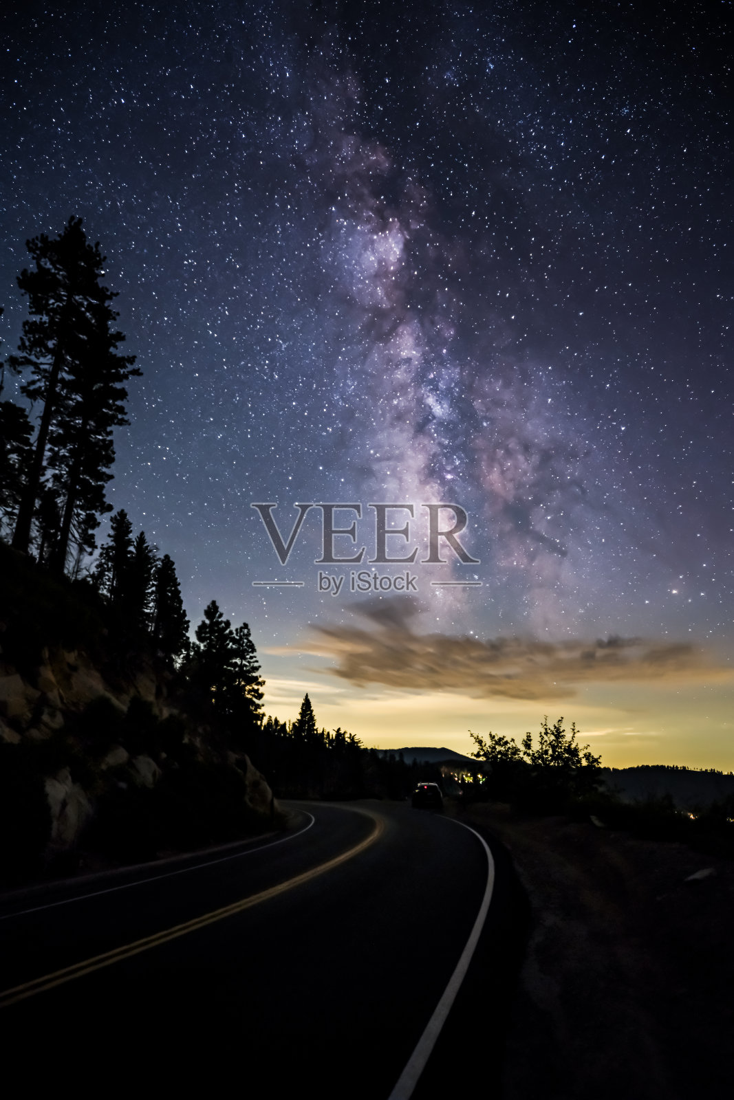 银河之路照片摄影图片