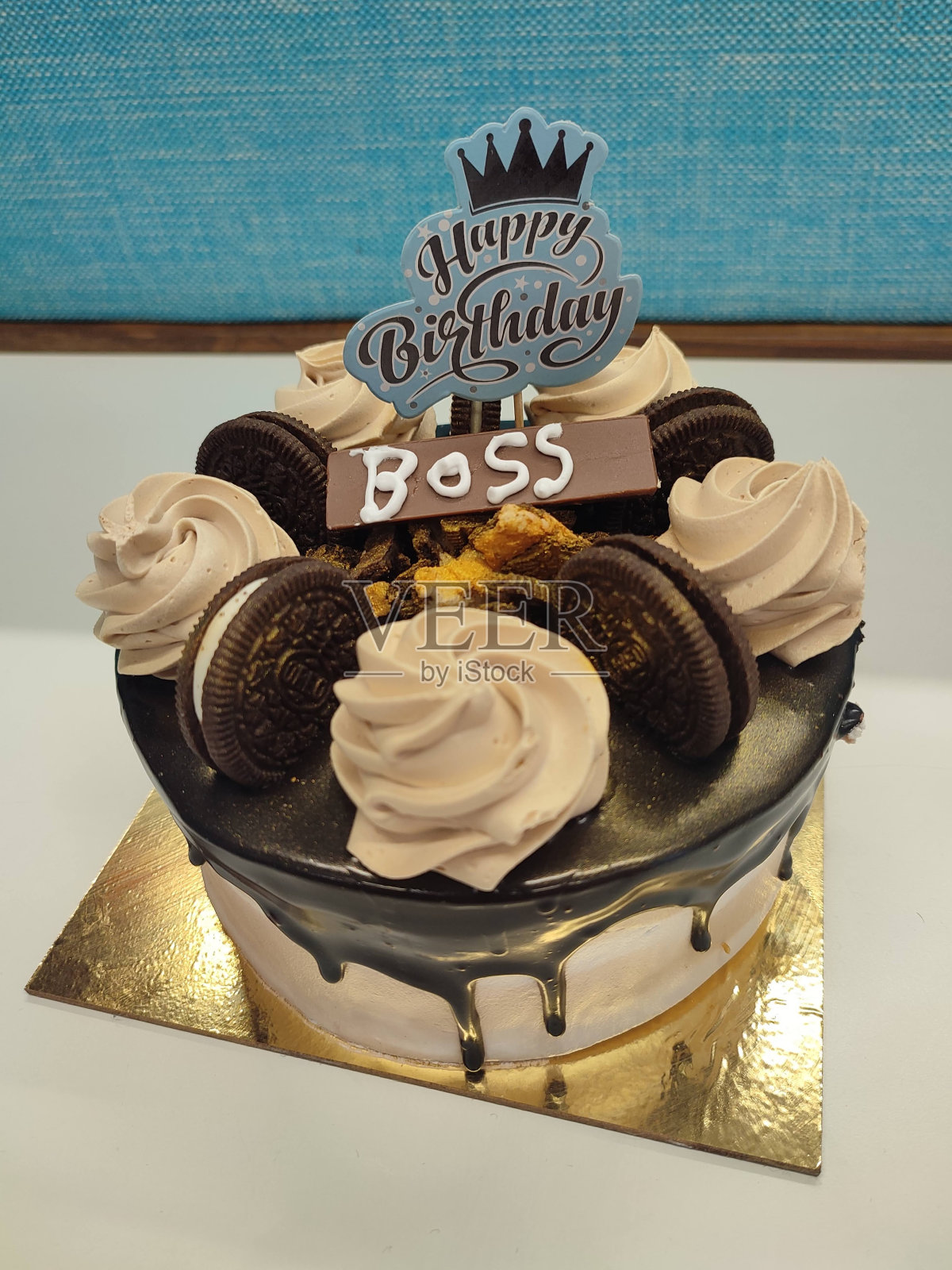 祝老板蛋糕摄影生日快乐照片摄影图片