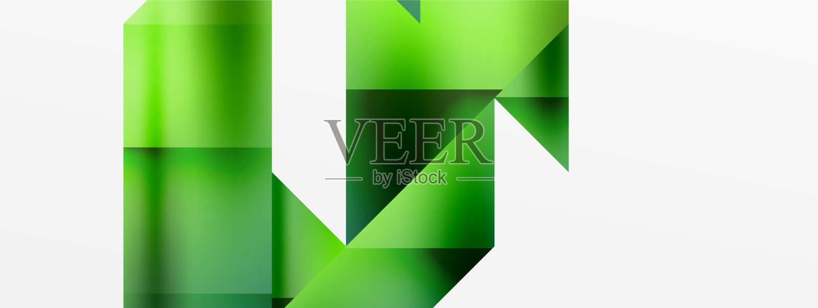 生动的抽象在无缝中展开三角形插画图片素材