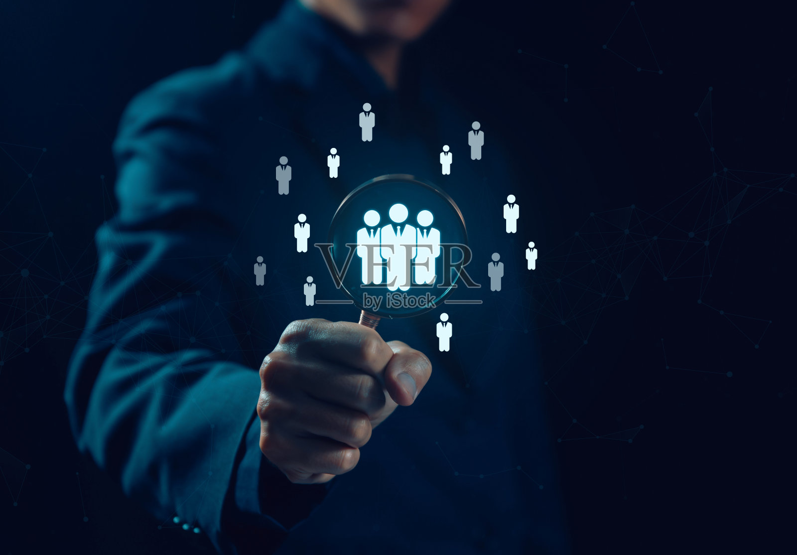 CRM或HR(人力资源经理)照片摄影图片