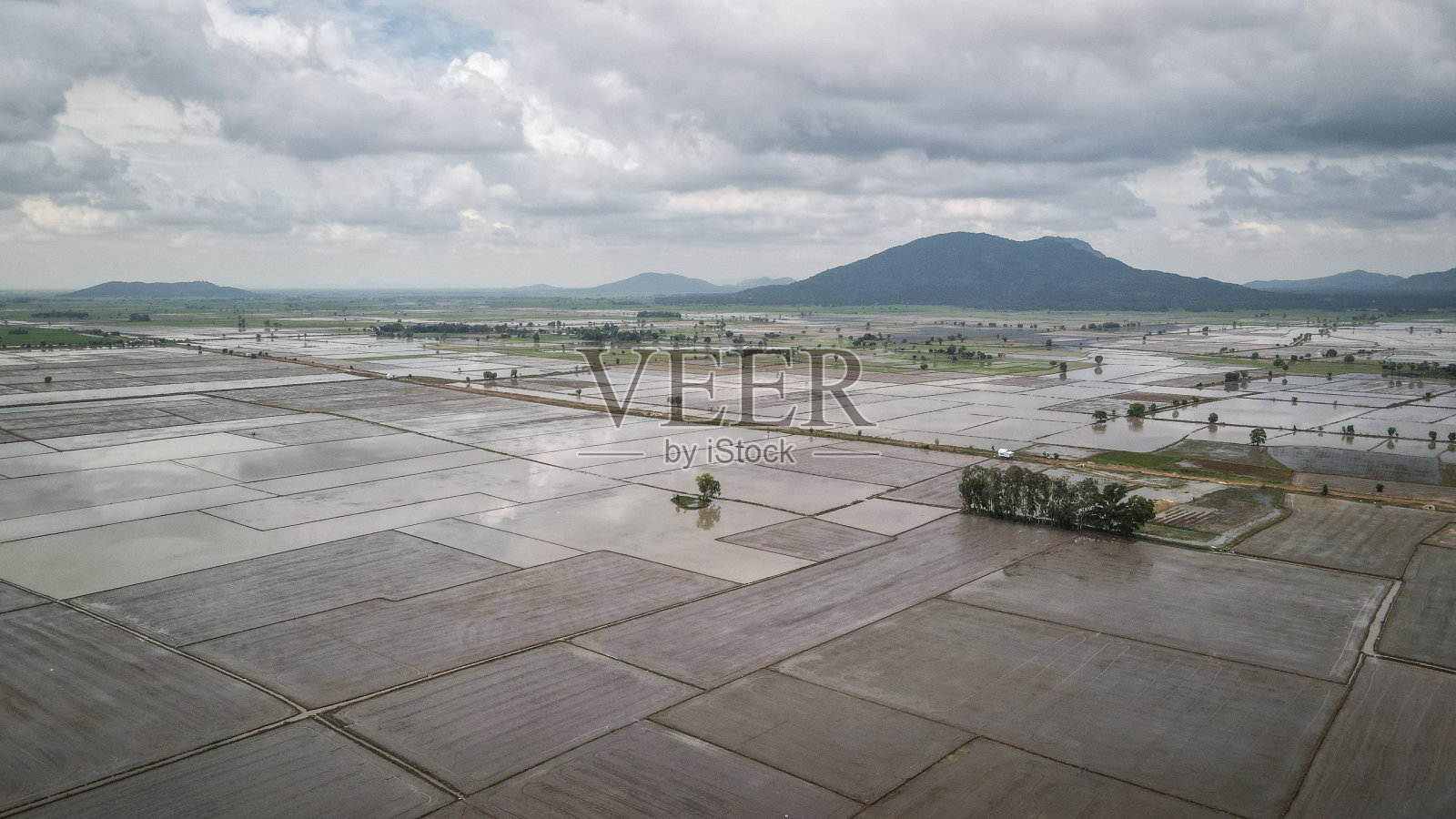 越南湄公河三角洲地区鸟瞰图照片摄影图片