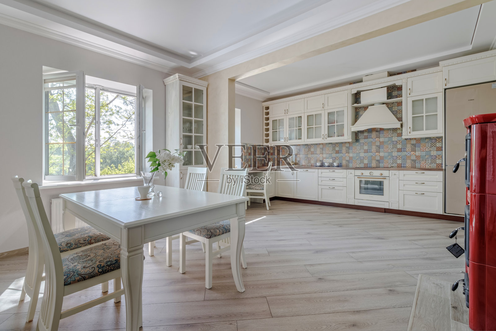 现代房屋租赁、新公寓销售、现代装修。照片摄影图片