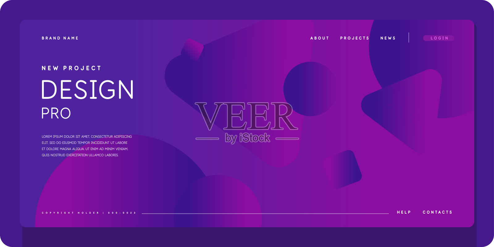 几何形状的构图。抽象的背景。插画图片素材