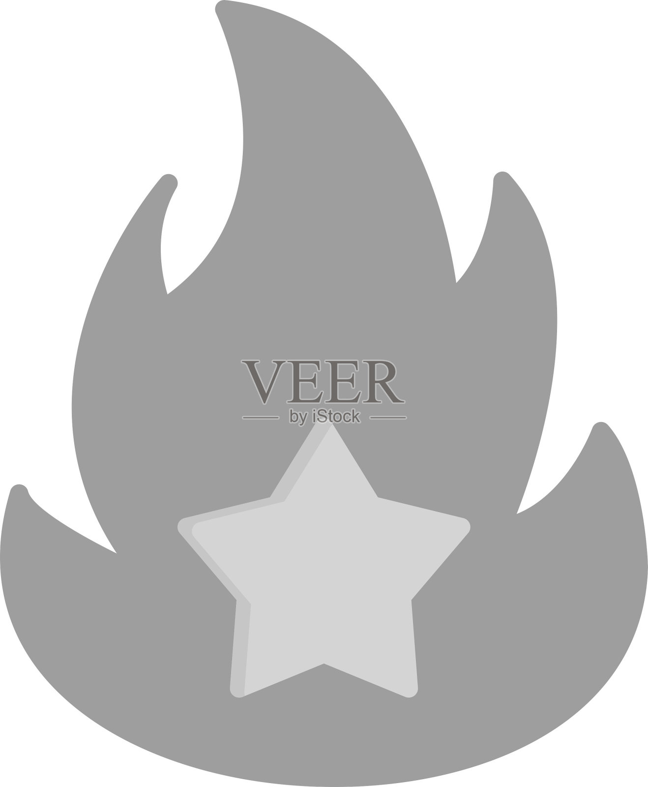 着火图标插画图片素材