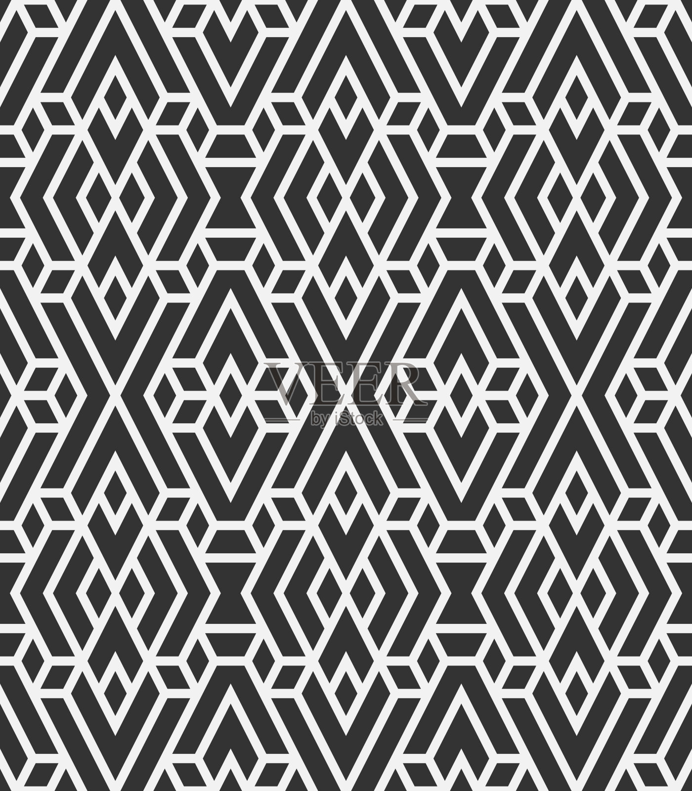 灰色背景上的现代纹理白线。插画图片素材