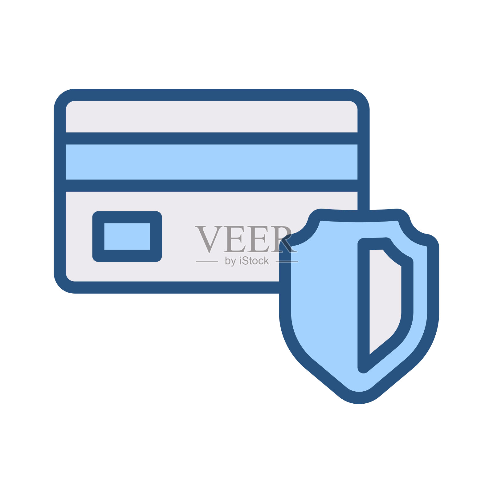 安全支付图标插画图片素材