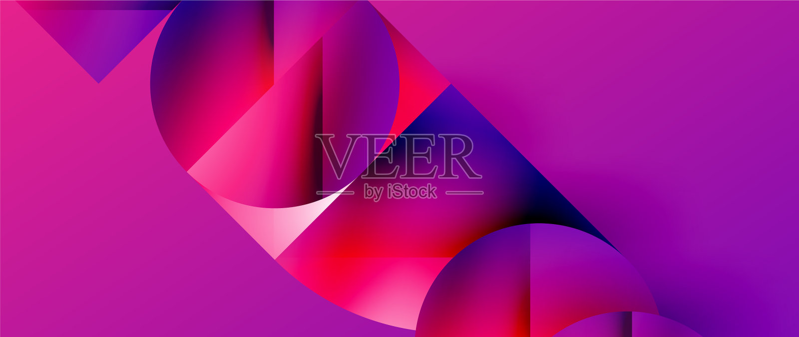 极简几何背景展示插画图片素材