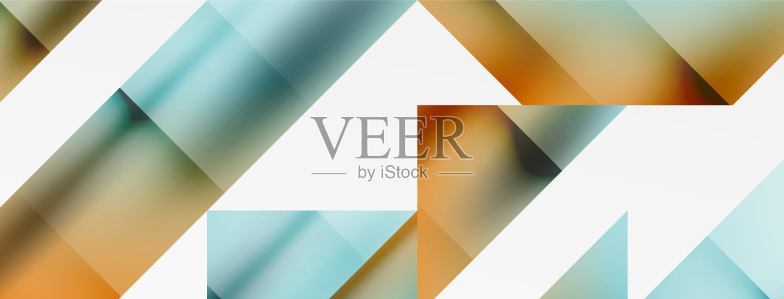 生动的抽象在无缝中展开三角形插画图片素材