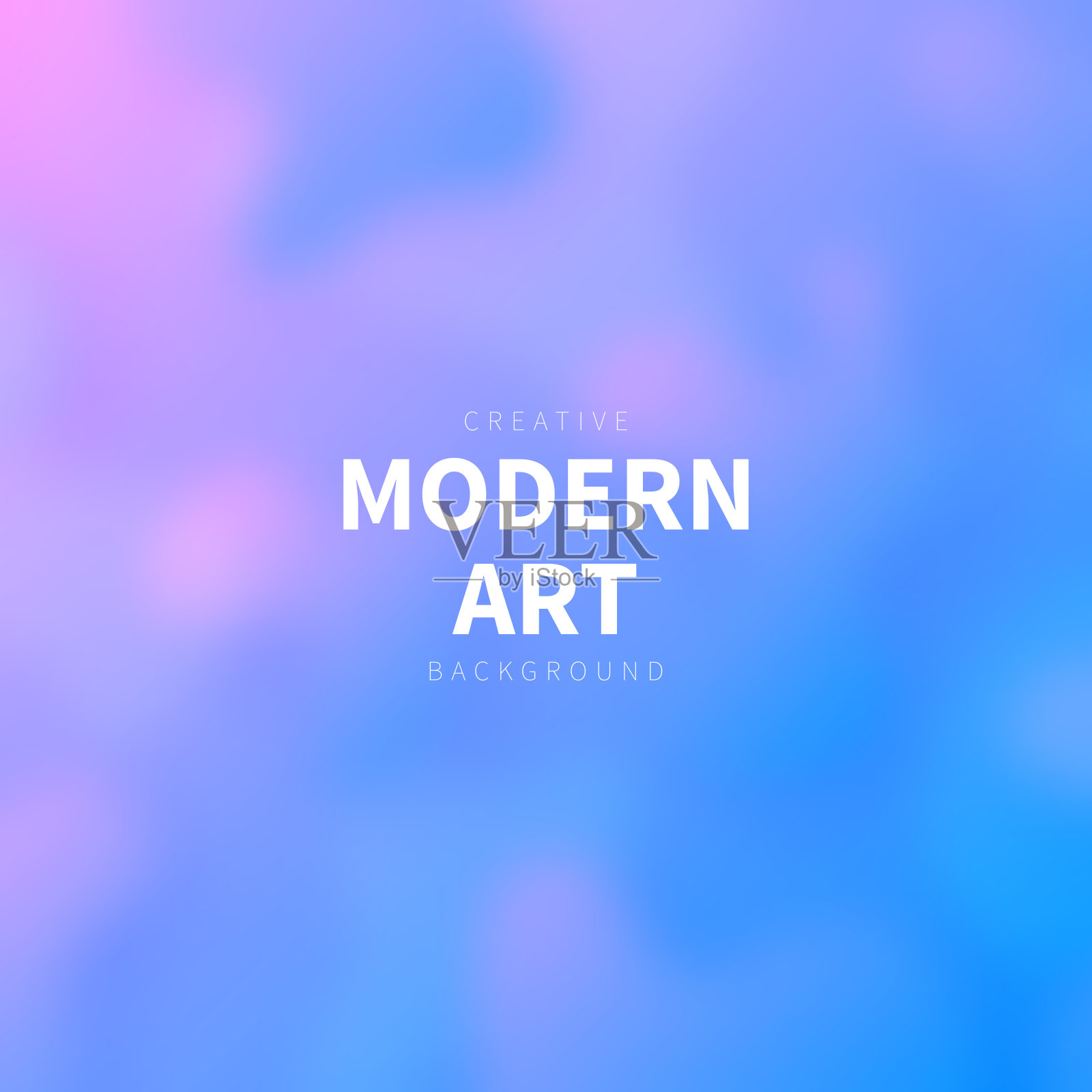 蓝色抽象背景模糊流体形状插画图片素材