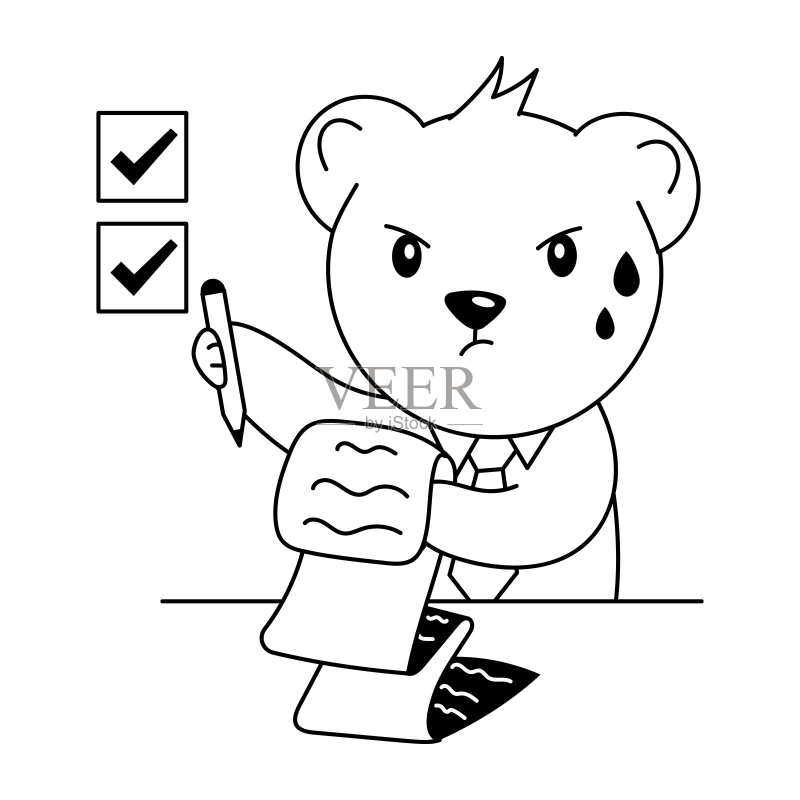 任务列表插画图片素材