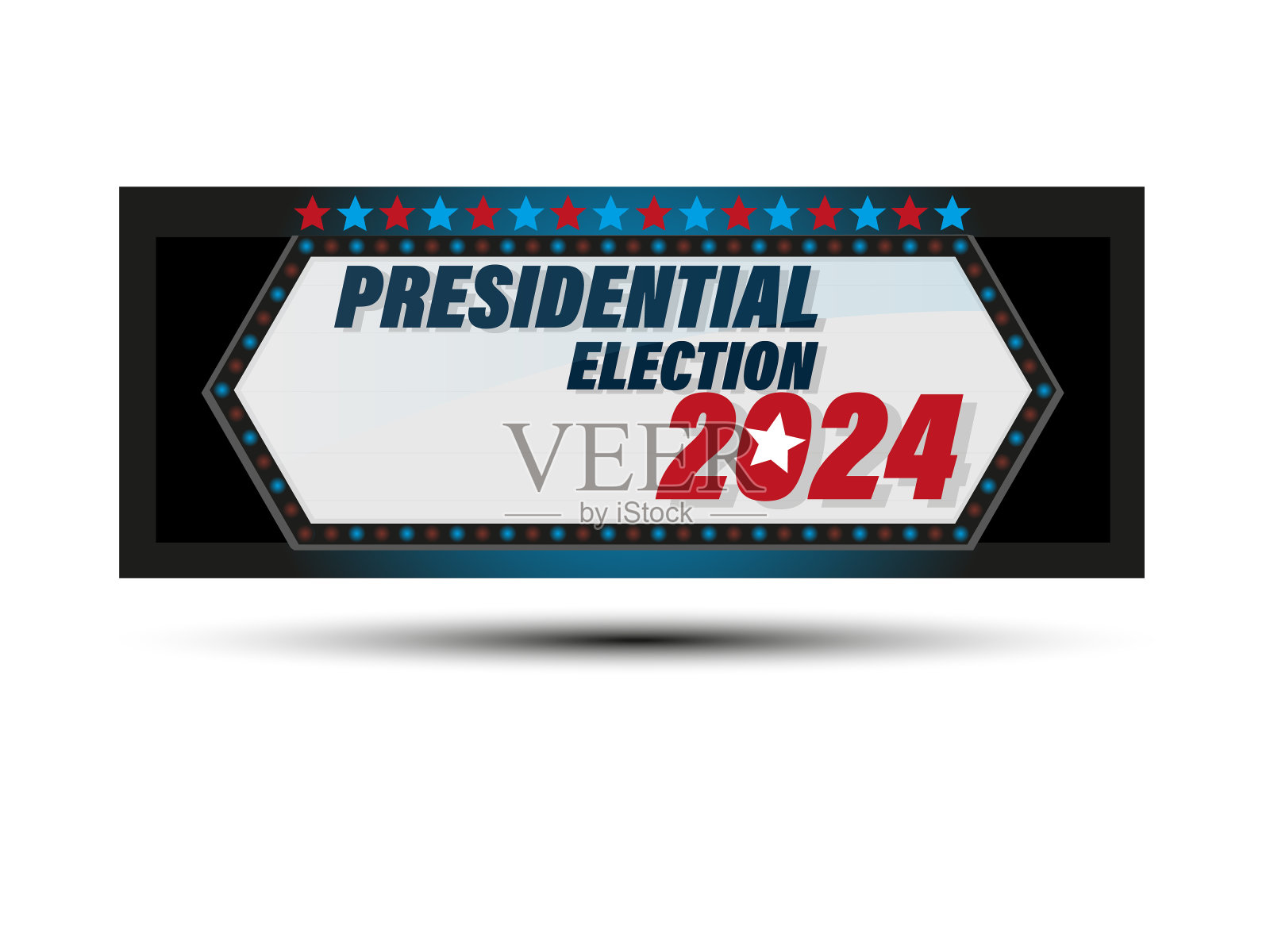 2024年美国国旗插画图片素材