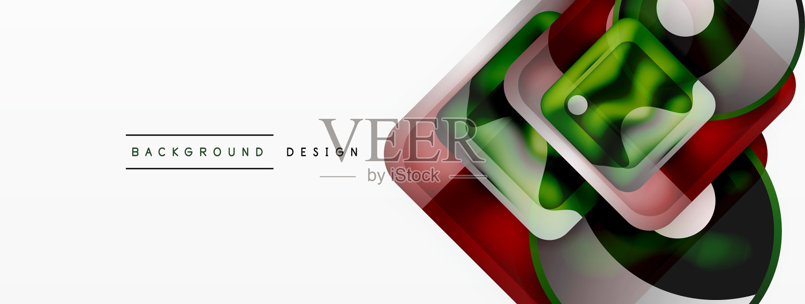 抽象的背景设计展示了光滑的玻璃插画图片素材