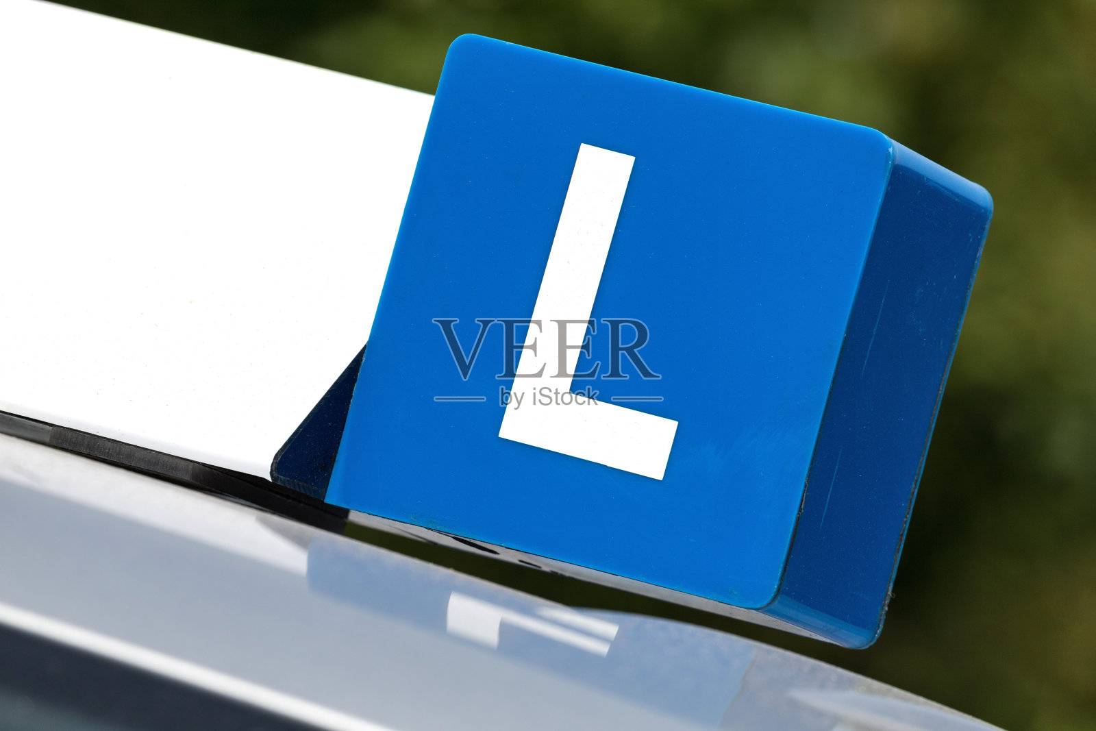 荷兰驾校汽车车顶标志照片摄影图片