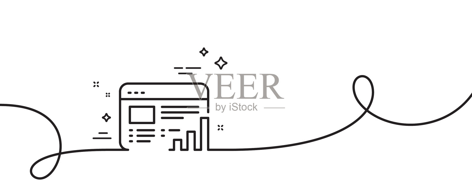 Web报表行图标列图形标志插画图片素材