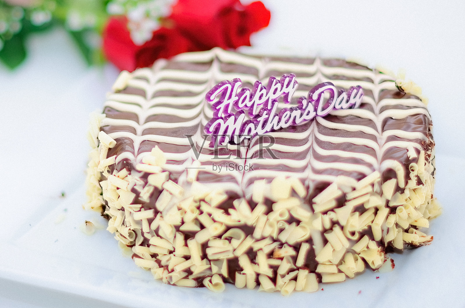 母亲节蛋糕照片摄影图片