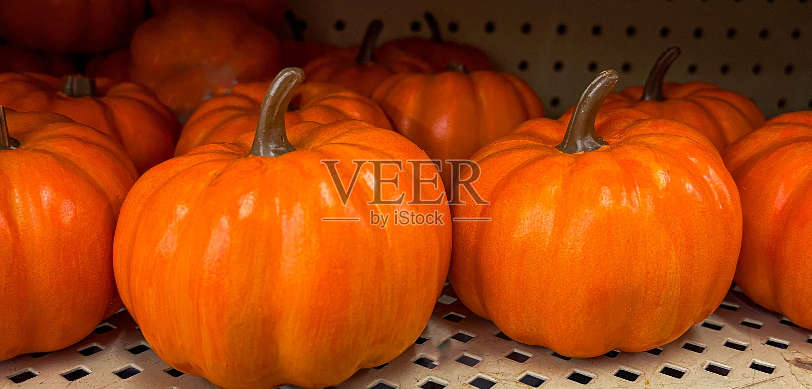 万圣节感恩节秋季南瓜零售展示照片摄影图片