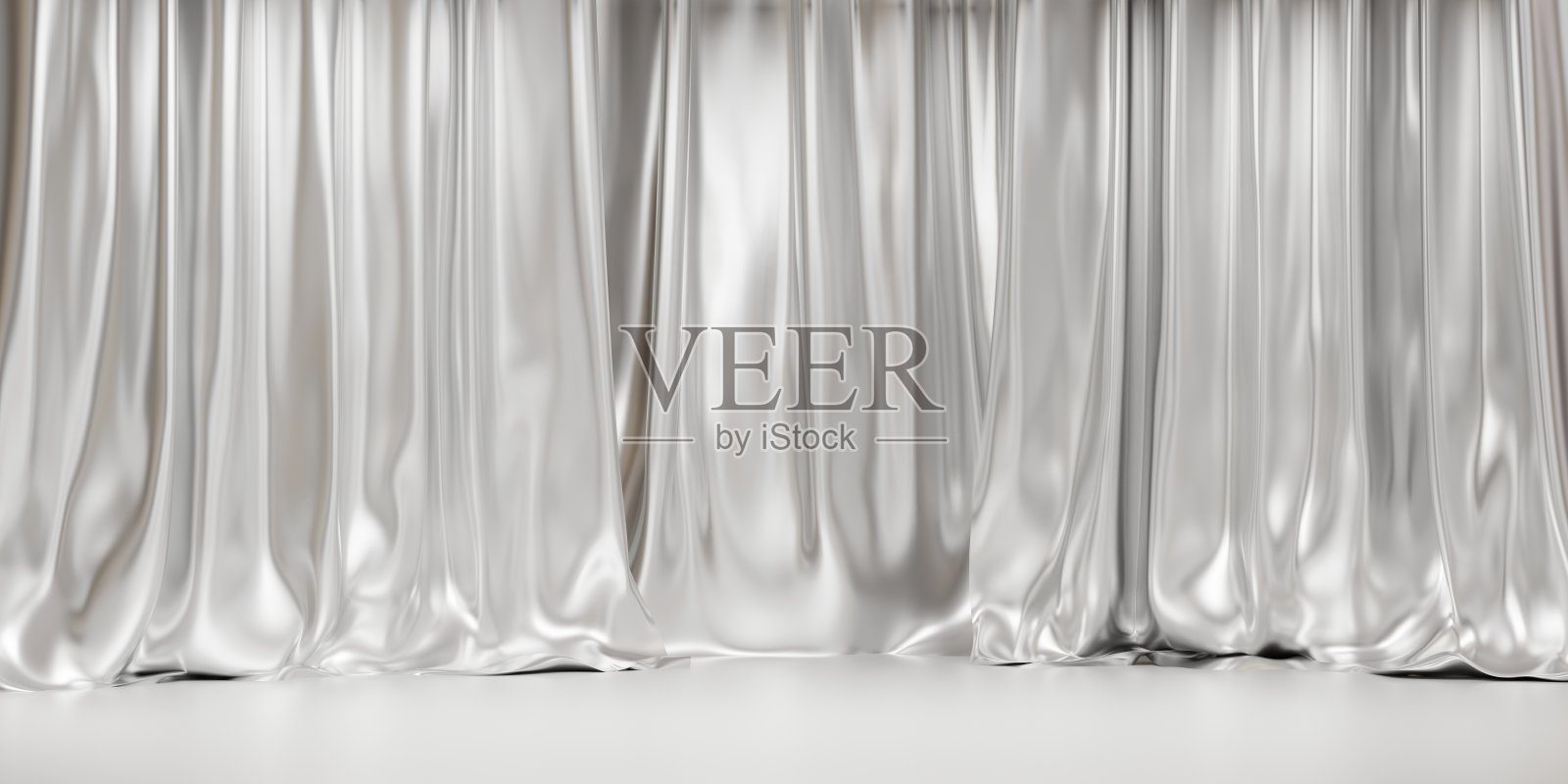 舞台幕布产品展示场景场景展示地板展示舞台背景展厅3D插画插画图片素材