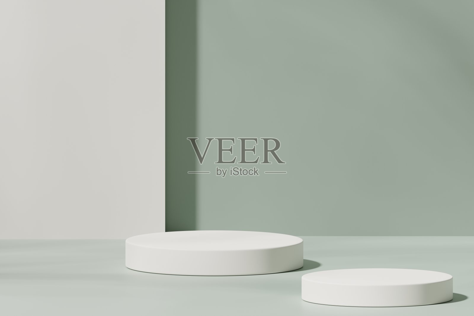 场景与讲台的产品展示,3d渲染照片摄影图片