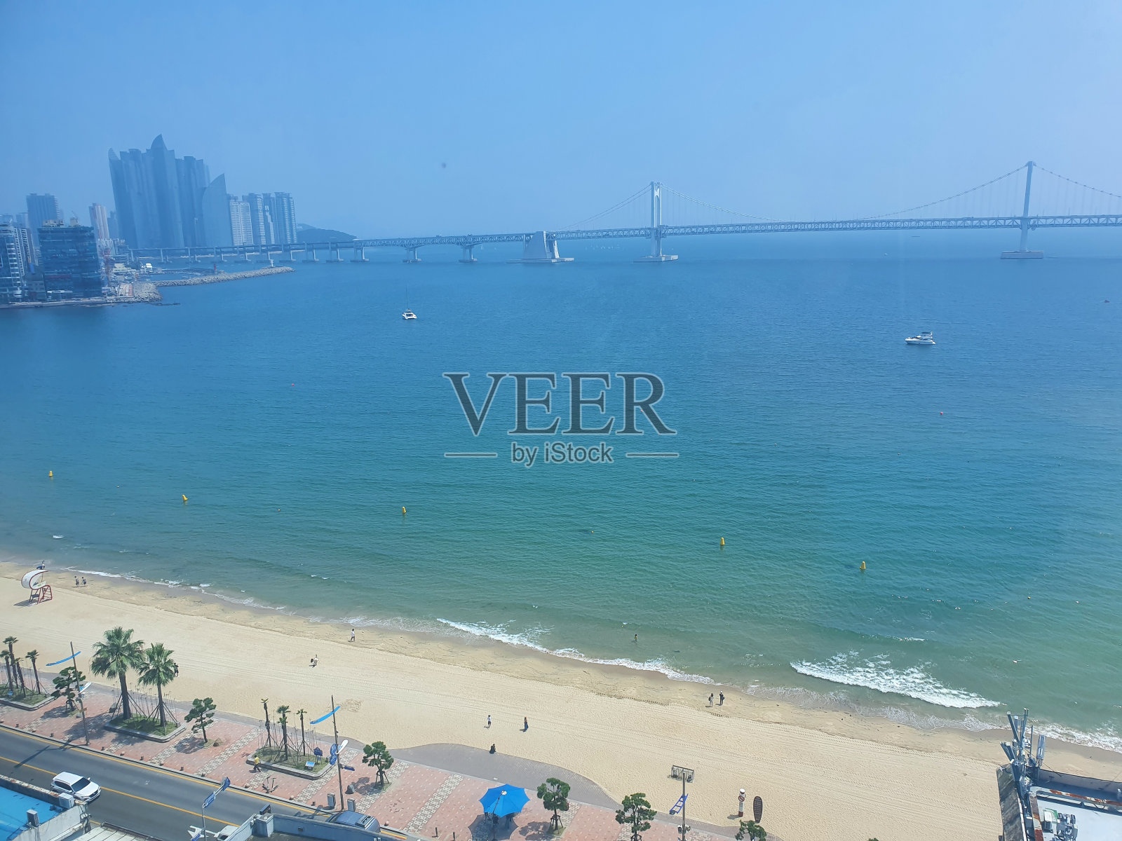 釜山海滩照片摄影图片