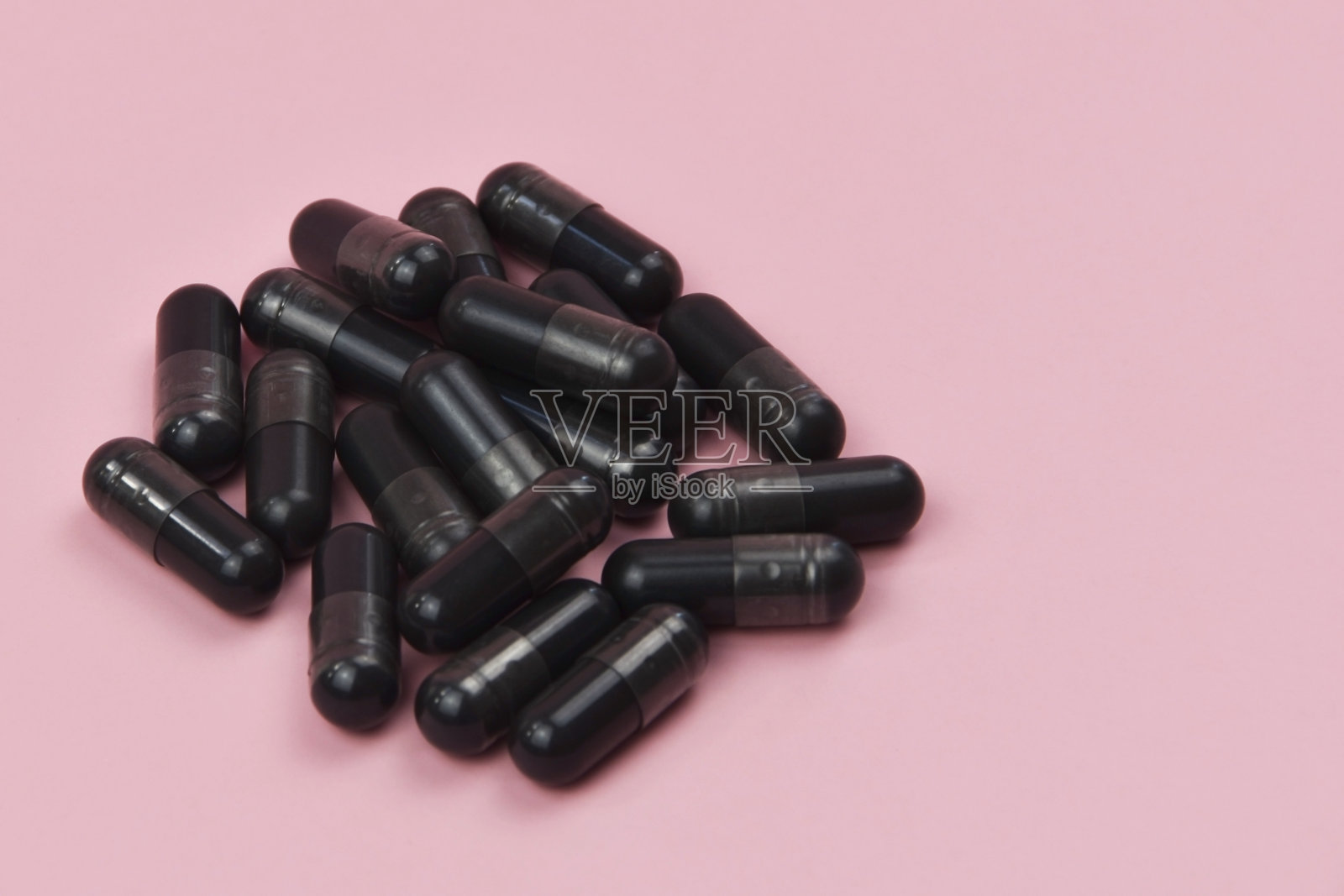 粉底黑片,活性炭,药品,药品,保健理念照片摄影图片