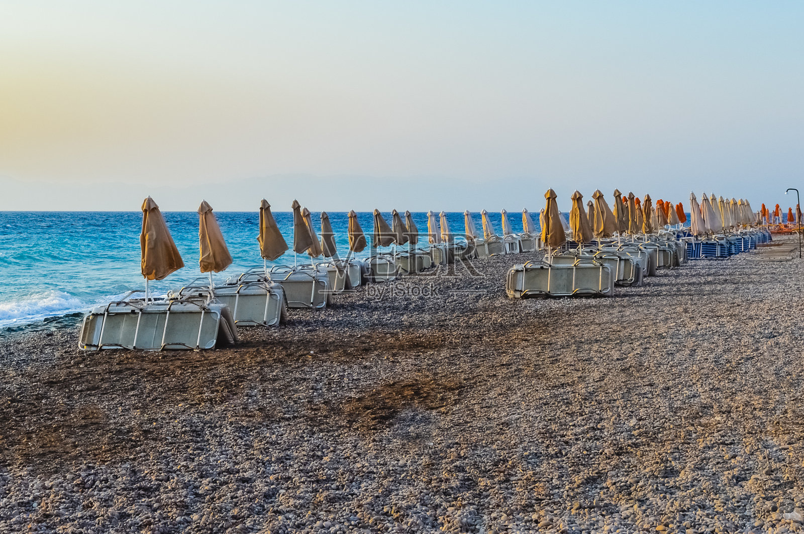 罗德岛是希腊的避暑胜地照片摄影图片