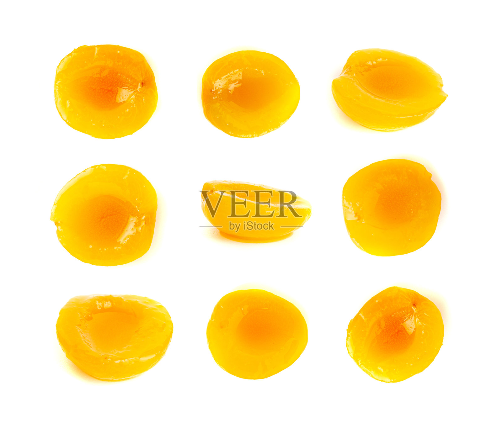 桃子罐头,半糖浆杏,黄果甜点,油桃蜜饯罐头照片摄影图片