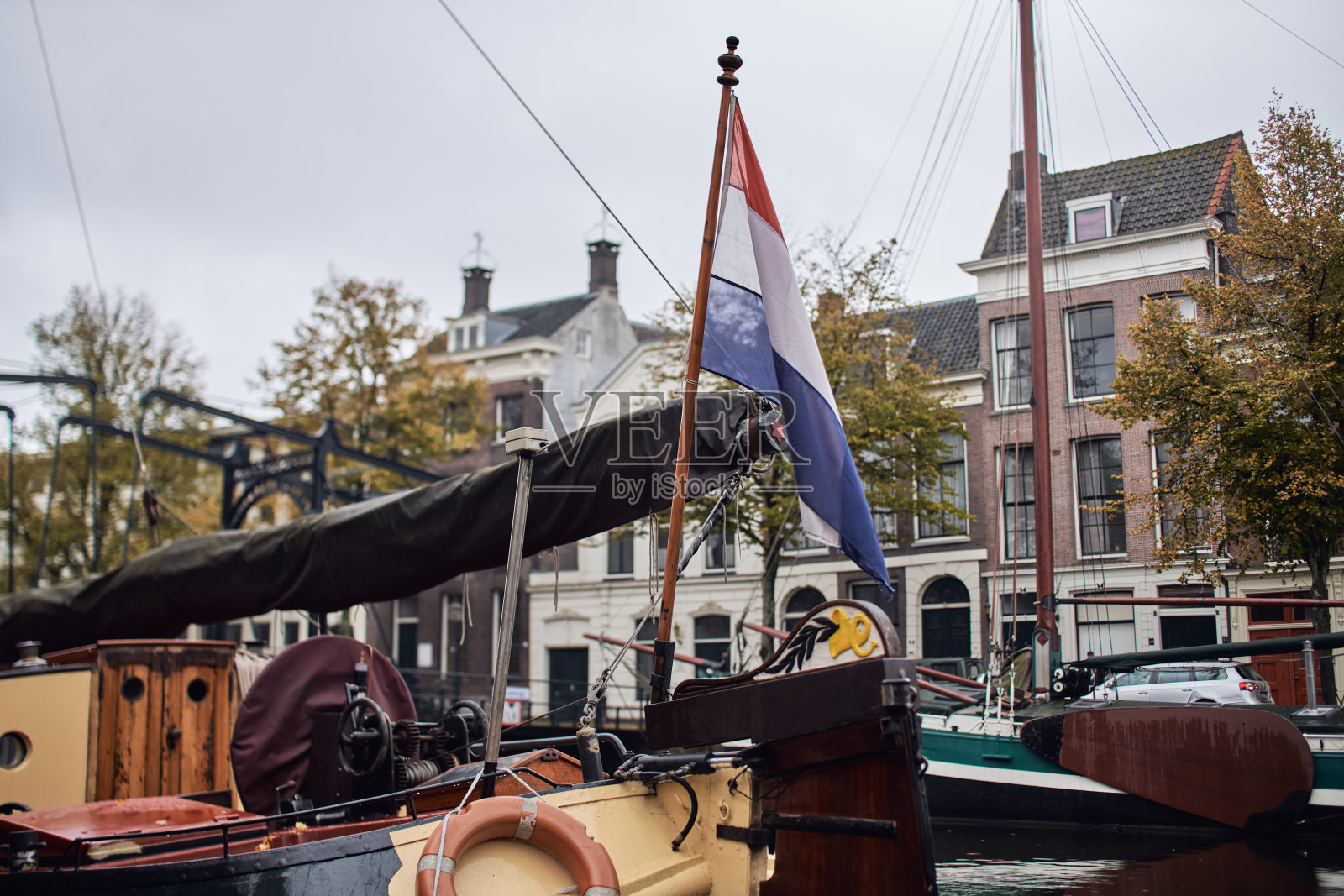荷兰的国旗照片摄影图片
