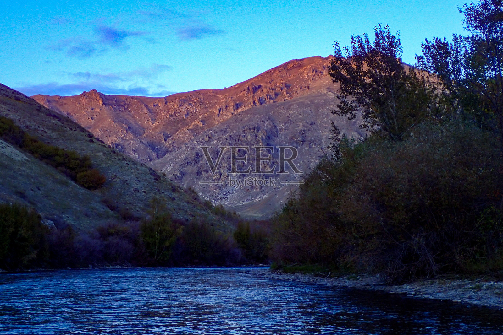 爱达荷州博伊西河的南叉照片摄影图片