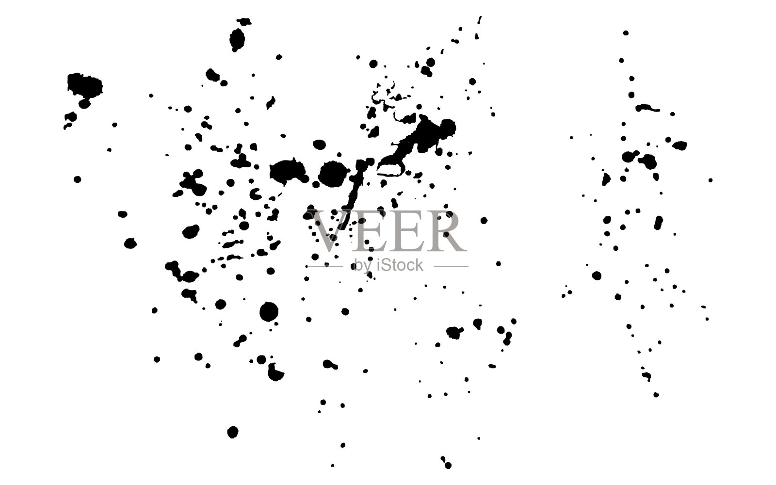 黑白纹理飞溅垃圾纹理插画图片素材